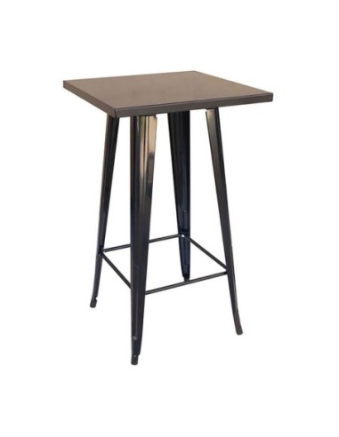 RELIX Bar Table 60x60 Metal Black