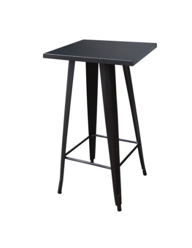 RELIX Bar Table 60x60 Metal Black