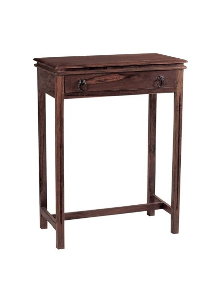 CONSOLE With 1 Drawer 60x34cm, Sheesham Walnut