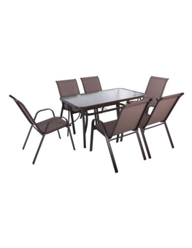 RIO Set (Table 150x90cm+6 Armchairs)...
