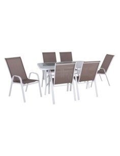 RIO Set(Table 140x80cm+6... 2