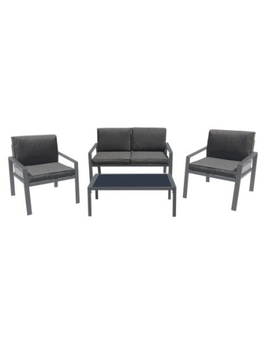 RIVIAN Set Σαλόνι Κήπου 4τεμ, Μέταλλο...