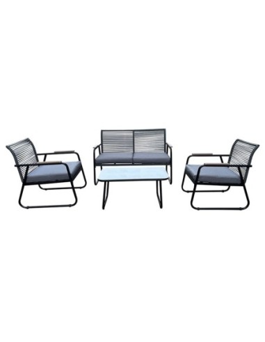 ROCCO Set Σαλόνι Κήπου 4τεμ, Μέταλλο...