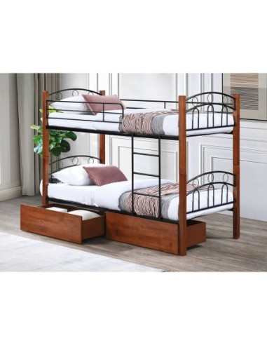 NORTON Κρεβάτι Κουκέτα με 2 Συρτάρια...