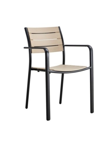 SAGA Πολυθρόνα Στοιβαζόμενη, Μέταλλο...