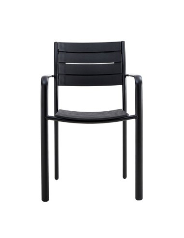 SAGA Armchair Metal Black-PP-UV Black