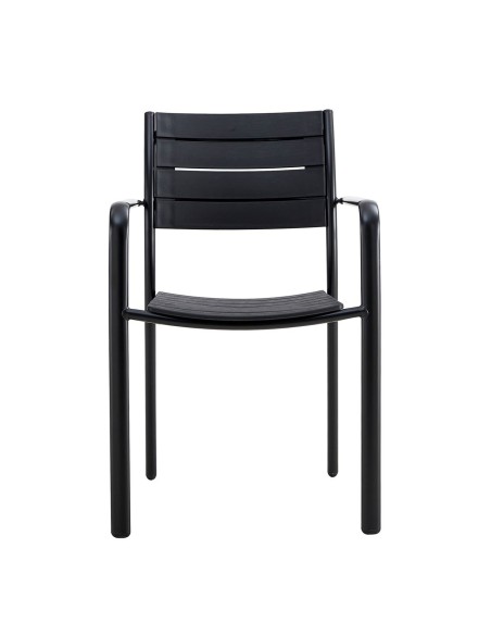 SAGA Armchair Metal Black-PP-UV Black