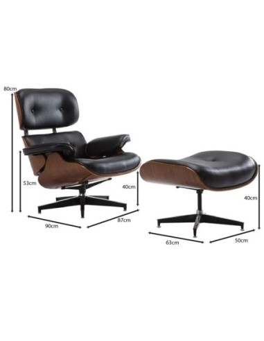 RELAX Armchair With Footrest Stool...