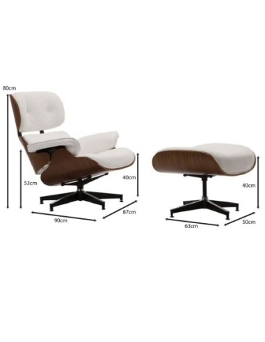 RELAX Armchair With Footrest Stool...