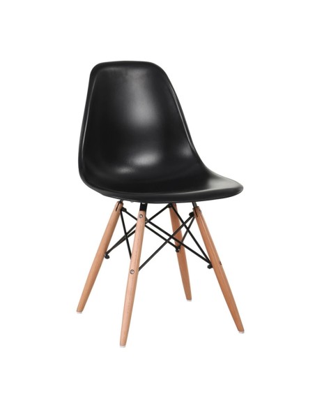 ART Wood Chair (Full K-D) PP Black