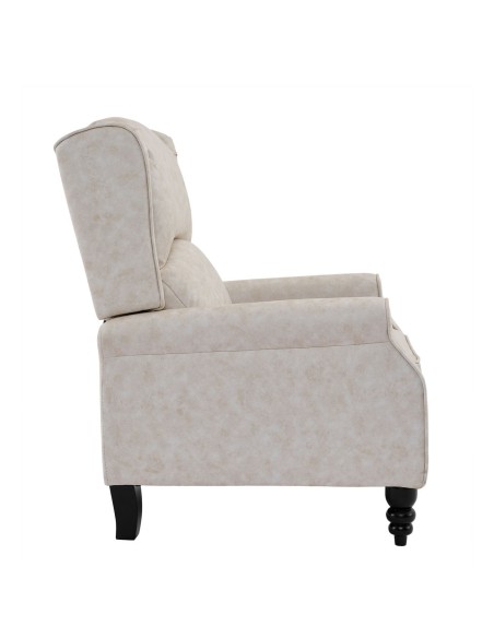 SIMPLE Relax Armchair Antique Ecru Fabric