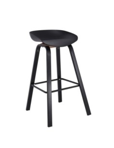 PENT Bar Stool Metal Black Color, PP Black