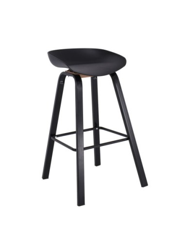 PENT Bar Stool Metal Black Color, PP...