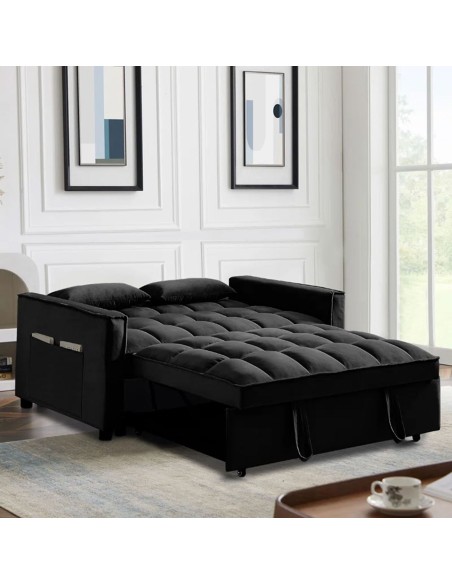 TEMPO Sofabed Velure Black