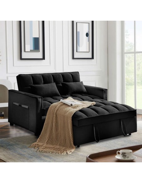 TEMPO Sofabed Velure Black