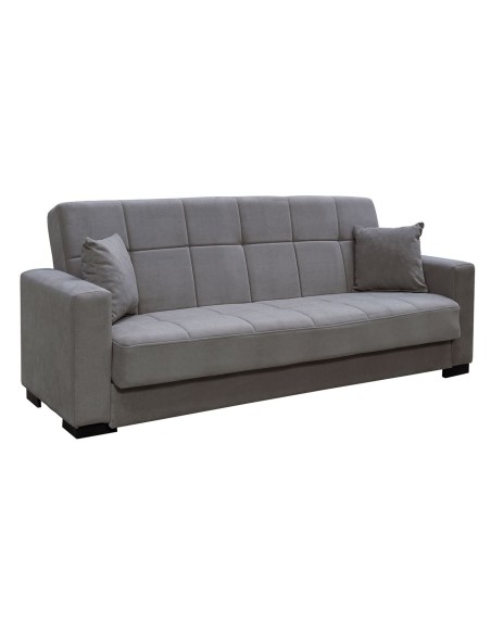 CARSON Sofa-Bed with Storage 3-Seater - Fabric Grey