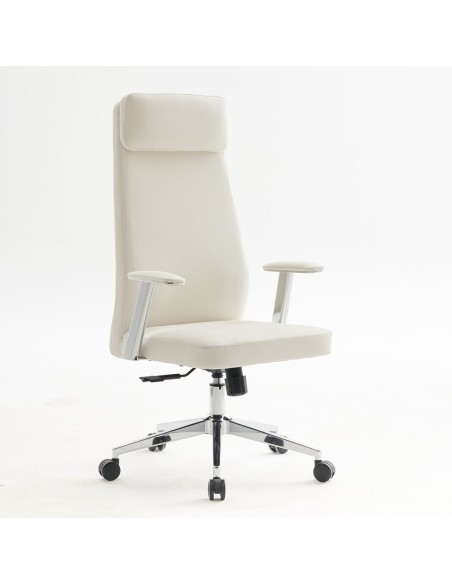 BF8800 Manager Armchair White Pu
