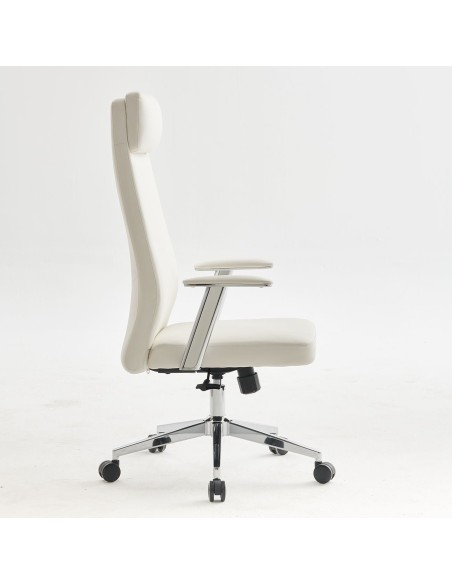 BF8800 Manager Armchair White Pu