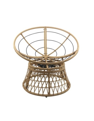 ROLLY Revolving Armchair-Wicker...