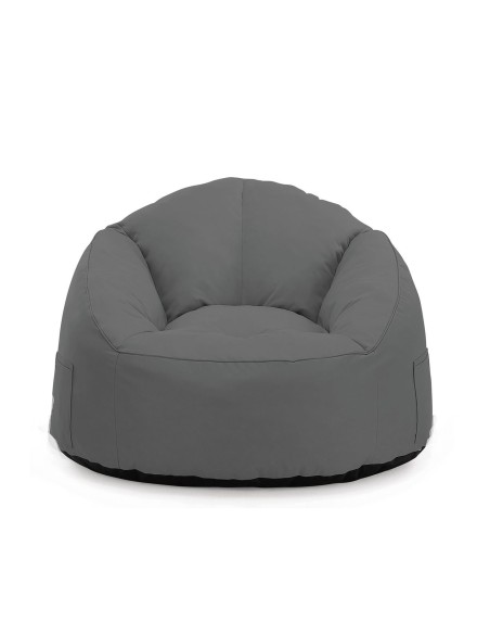 JAZZ Lounger Bean Bag Dark Grey waterproof