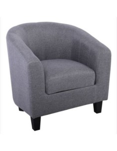 BOGA Armchair Grey Fabric