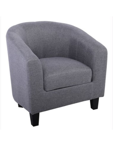 BOGA Armchair Grey Fabric