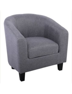 BOGA Armchair Grey Fabric 2