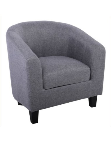 BOGA Armchair Grey Fabric