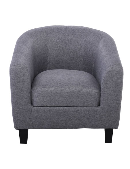 BOGA Armchair Grey Fabric