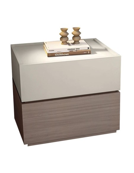 VANITY Bedside 2-Drawers 60x40x45cm Sonoma Oak-Cream