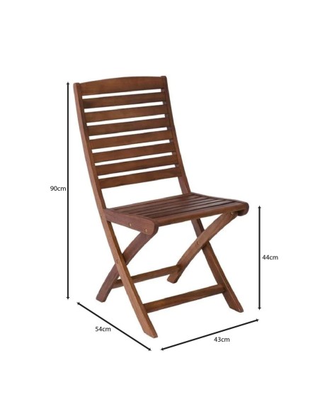 SPOT Folding Chair, Acacia
