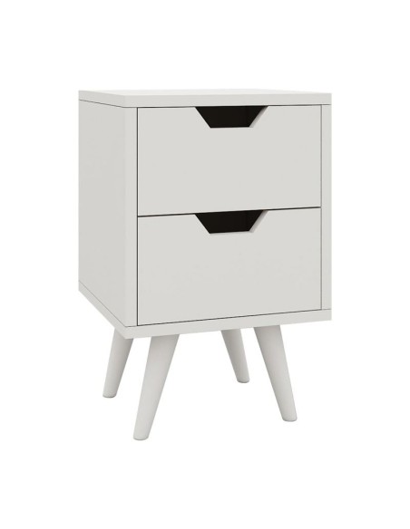 ALINA Κομοδίνο Απόχρωση Άσπρο