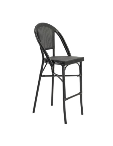 COSTA Σκαμπό BAR με Πλάτη, Αλουμίνιο...