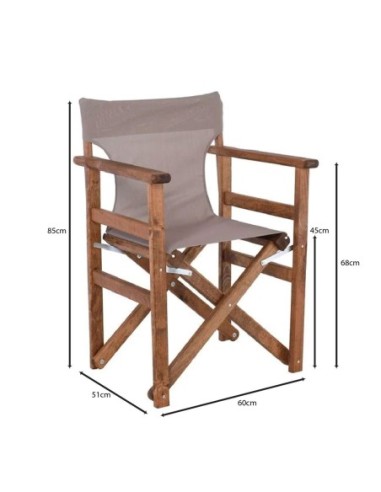 Director Armchair Impregnation Walnut...