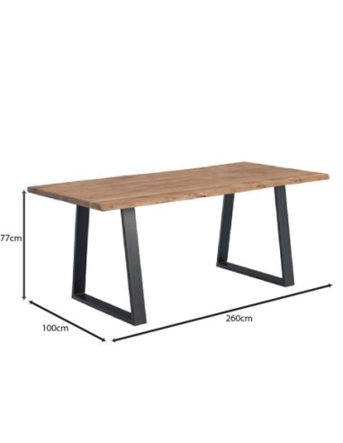 LIZARD Dining Table 260x100x77 Acacia...