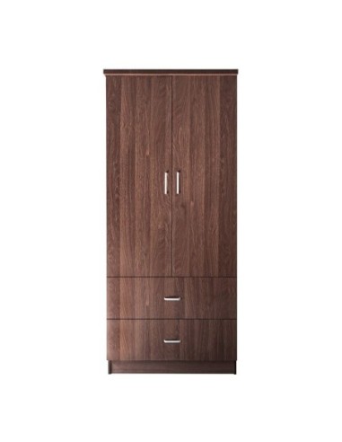 CLOSET Wardrobe 80x50x180cm Walnut