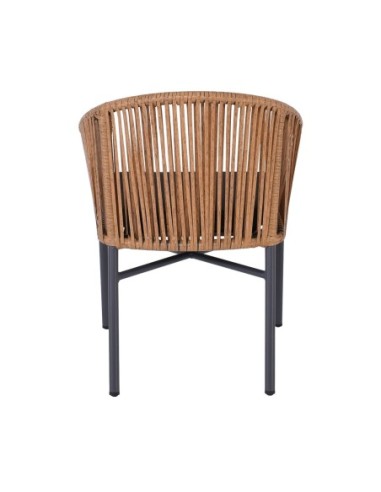 BRAGA Armchair Alu Anthracite-Wicker...