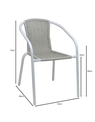 BALENO-W Πολυθρόνα Στοιβαζόμενη,...