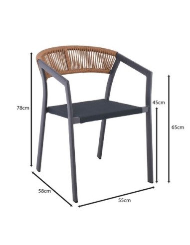 PARMA Πολυθρόνα Βεράντας-Κήπου ALU...