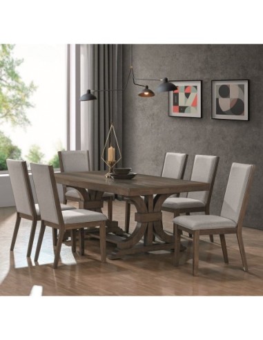 KING Set Τραπεζαρία Ξύλινη Σαλονιού:...