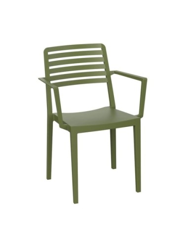 NOLA Stackable Armchair PP-UV Olive...