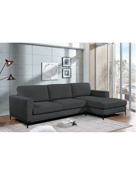 BANCO Reversible Corner Sofa Fabric Grey