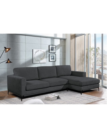 BANCO Reversible Corner Sofa Fabric Grey