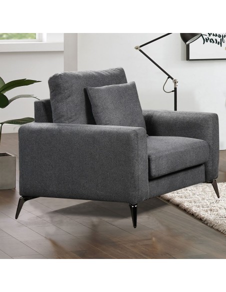 TIPO Armchair Fabric Grey