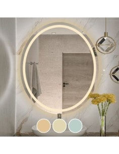 LED-3 Καθρέπτης Τοίχου Oval...