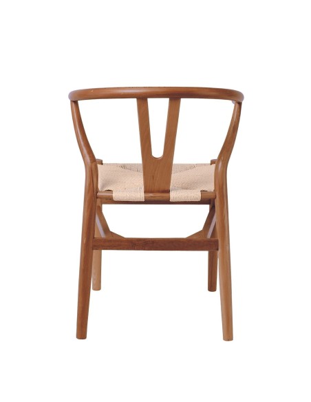 LIMA Chair Walnut, Seat Paper Rope Natural