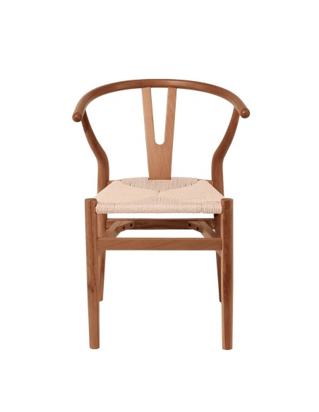 LIMA Chair Walnut, Seat Paper Rope Natural