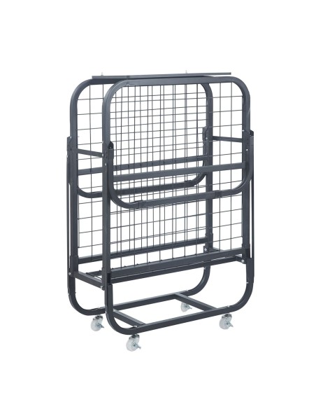 COLMAN Folding Bed 76x195x43cm-Mattress 12cm