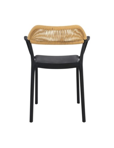 DOLLI Armchair PP-UV Black-Rope...