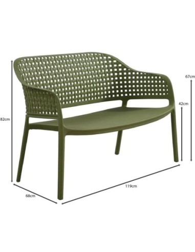 MALAGA Set (4pcs) PP-UV Green